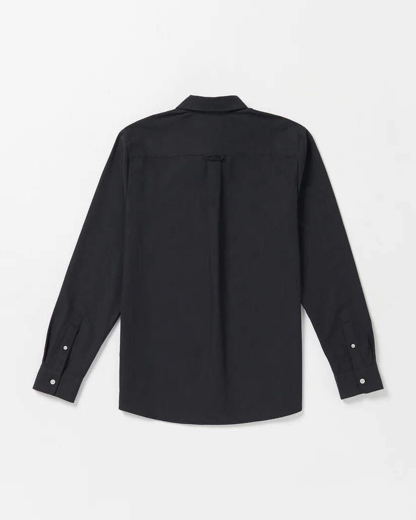 Volcom Veeco Oxford Long Sleeve Shirt - Black