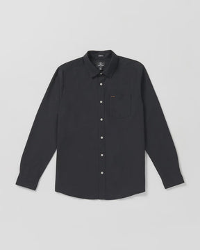 Volcom Veeco Oxford Long Sleeve Shirt - Black