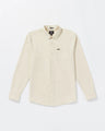 Volcom Veeco Oxford Long Sleeve Shirt - Dirty White