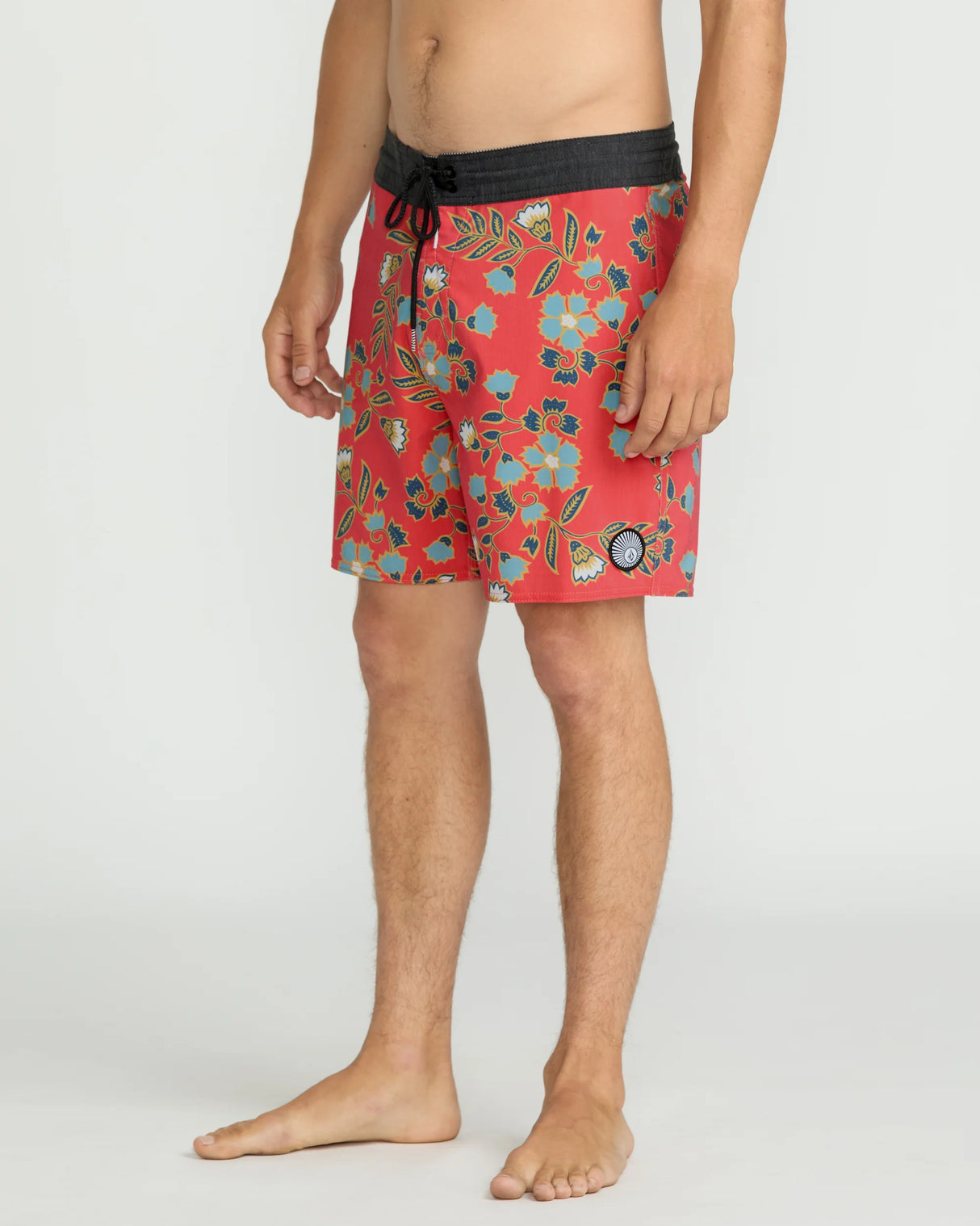 Volcom Men's Psyche Cotton Stoney 17"  Swim Trunks