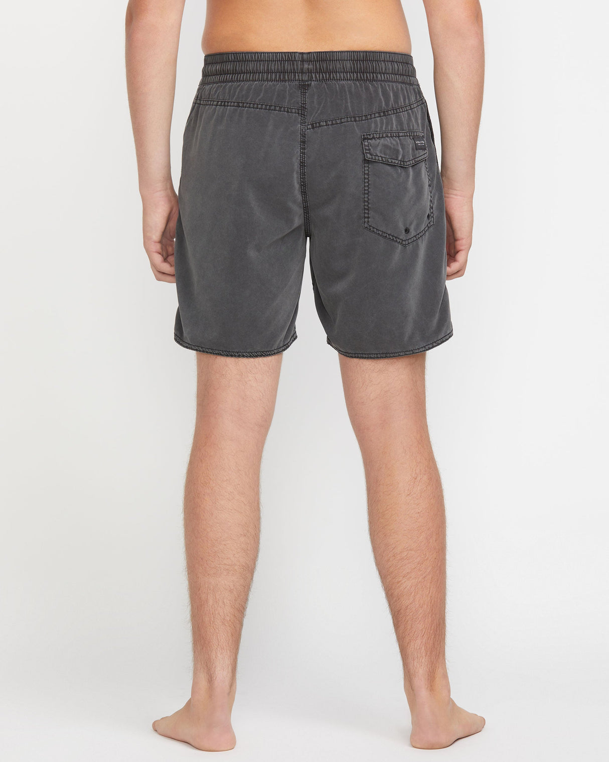 Volcom Men's Center Elastic Waist Trunk 17"