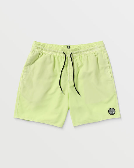 Volcom Men's Center Elastic Waist Trunk 17"