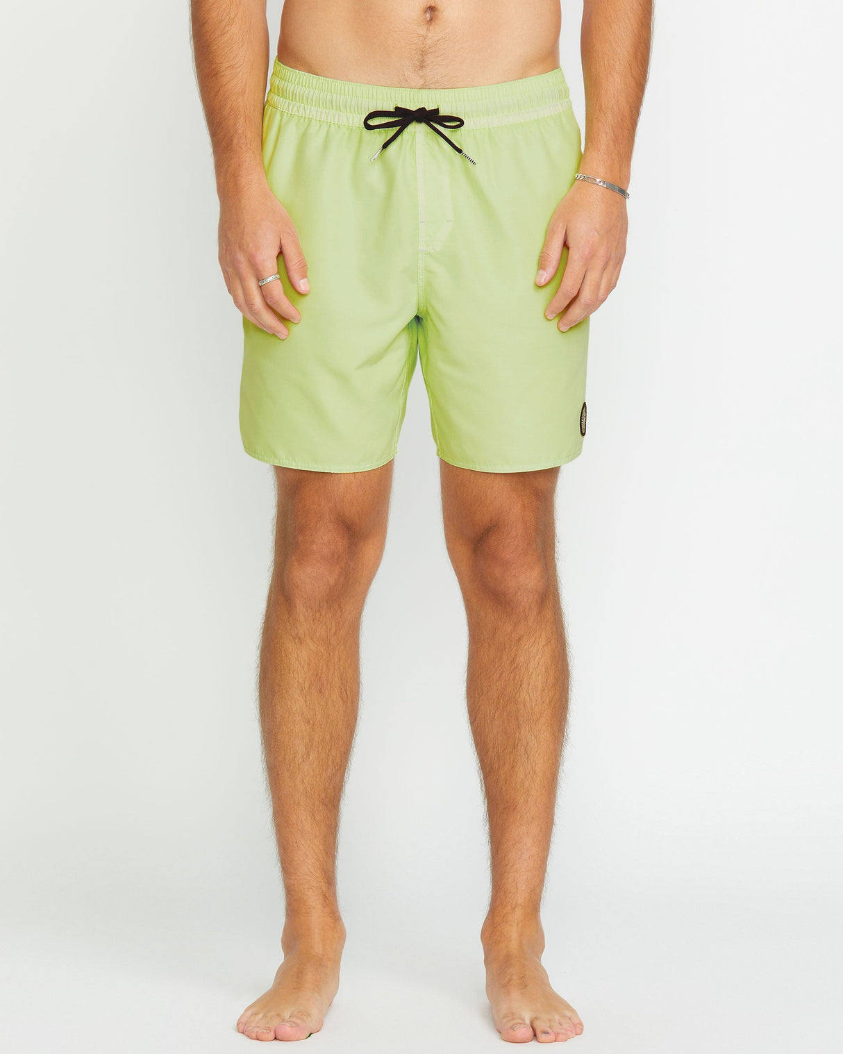 Volcom Men's Center Elastic Waist Trunk 17"