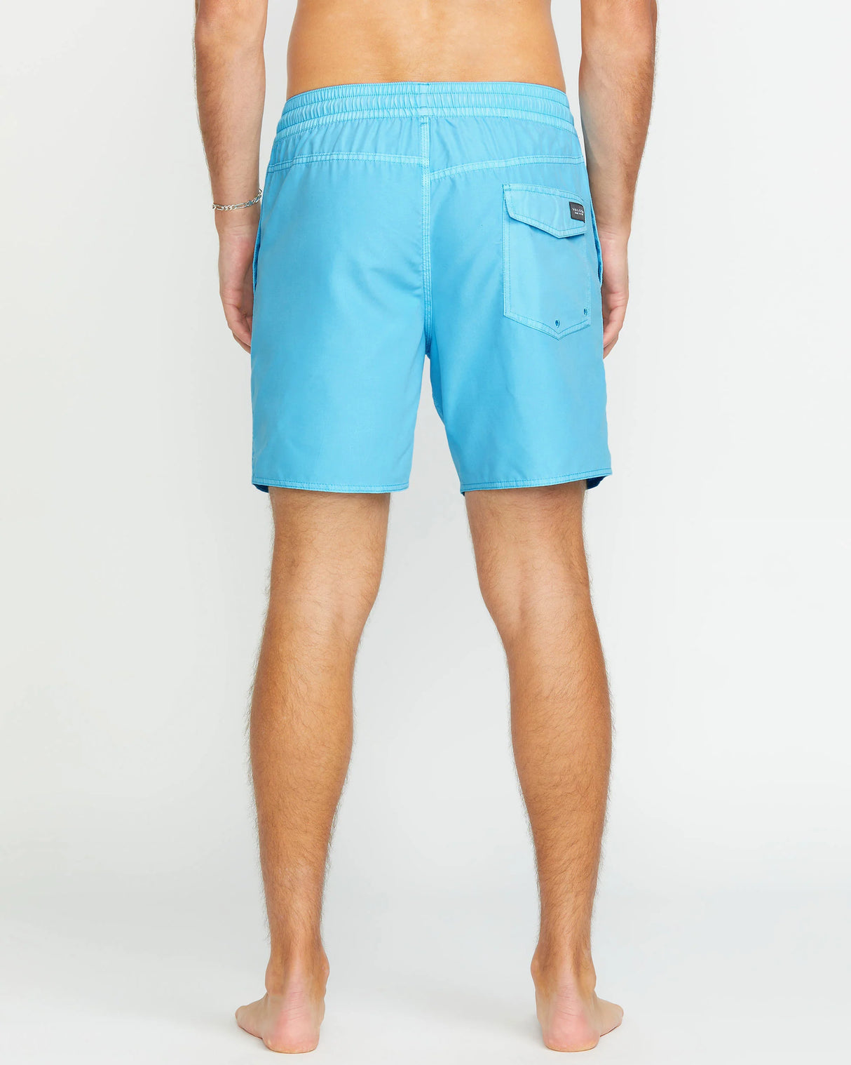 Volcom Men's Center Elastic Waist Trunk 17"