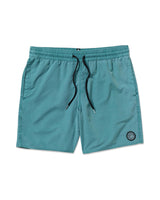 Volcom Men's Center Elastic Waist Trunk 17"