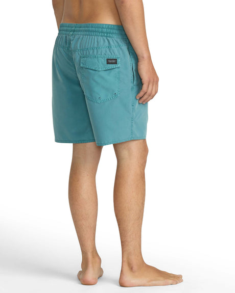 Volcom Men's Center Elastic Waist Trunk 17"