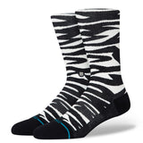 Stance Spike Crew Socks - Black/White