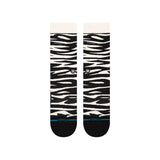 Stance Spike Crew Socks - Black/White