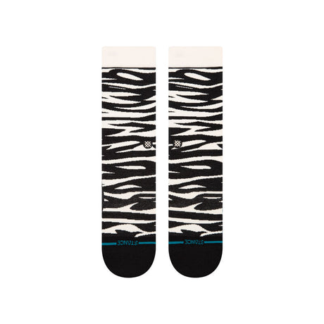 Stance Spike Crew Socks - Black/White