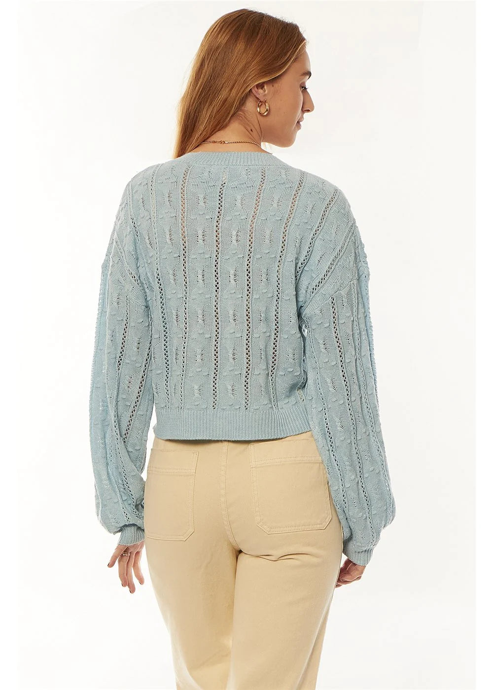 Load image into Gallery viewer, Amuse Society Capella Sweater - Blue Whisper
