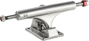 ACE AF1 44 silver aluminum skateboard truck with red axle nuts