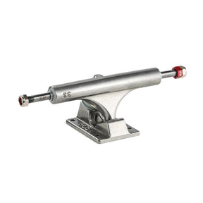 ACE AF1 33 silver aluminum skateboard truck with red axle nut