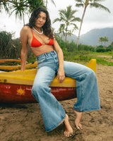 Billabong Free Fall Flare Denim Pant