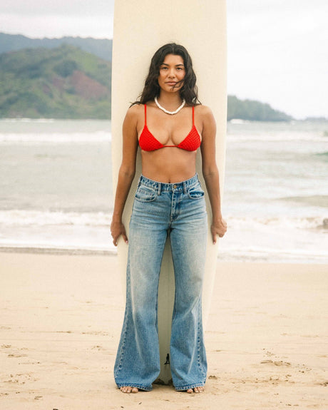 Billabong Free Fall Flare Denim Pant