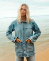 Billabong Women's Denim Chore Coat