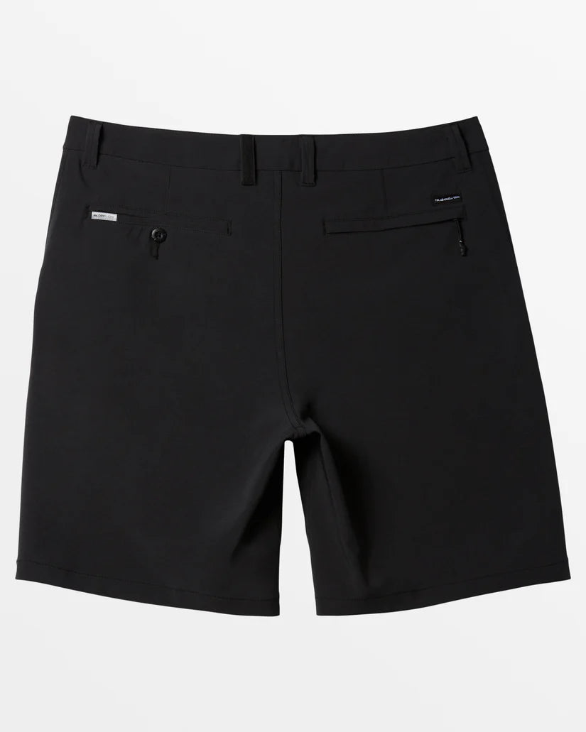 Quiksilver Everyday Union Heather Amphibian 20" Hybrid Shorts - Black