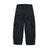 Wide-leg insulated cargo snow pants with side pockets and drawstring waist