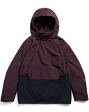 Burton women's two-tone pullover anorak with hood and half-zip chest closure