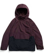 Burton women's two-tone pullover anorak with hood and half-zip chest closure