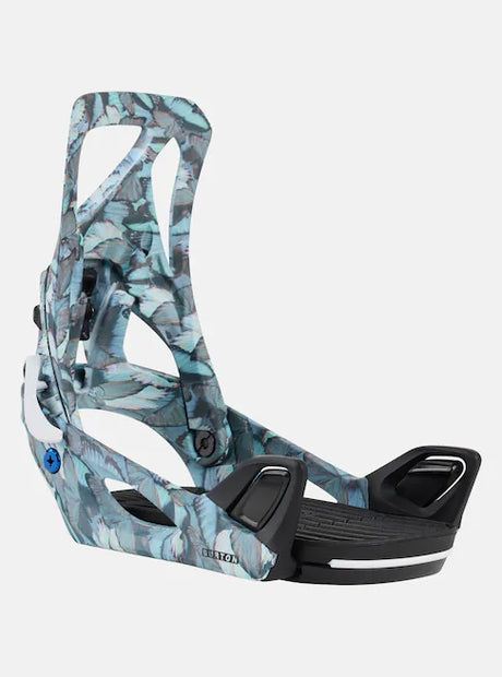 Burton Women's Step On Re:Flex Snowboard Bindings 2025 - Blue Butterfly