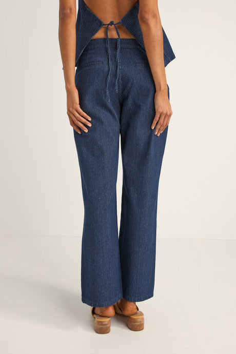 Rhythm Pinstripe Mid-Rise Pant