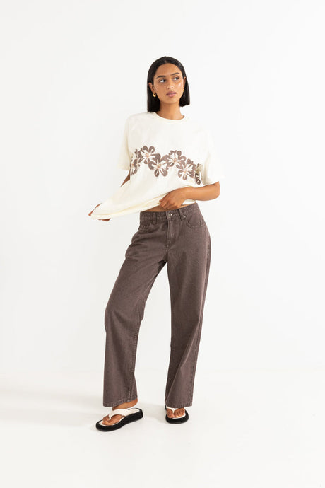 Rhythm Women's Charlie Low Rise Denim jean