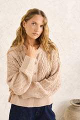 Rhythm Women's Juniper Cable Knit Cardigan