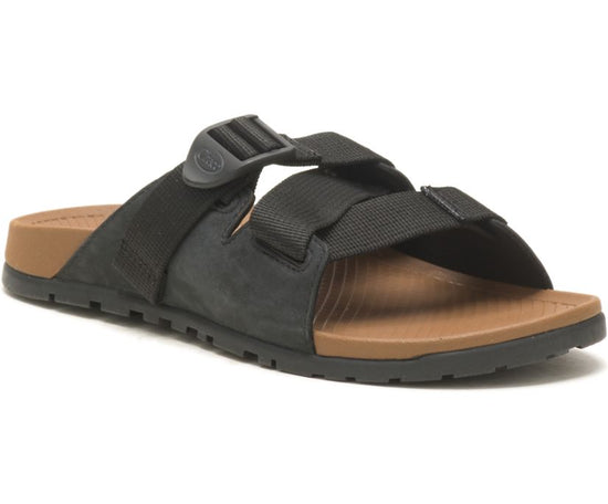 Load image into Gallery viewer, Chaco Women&amp;#39;s Lowdown Leather Slide - Black
