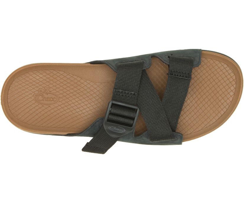 Load image into Gallery viewer, Chaco Women&amp;#39;s Lowdown Leather Slide - Black

