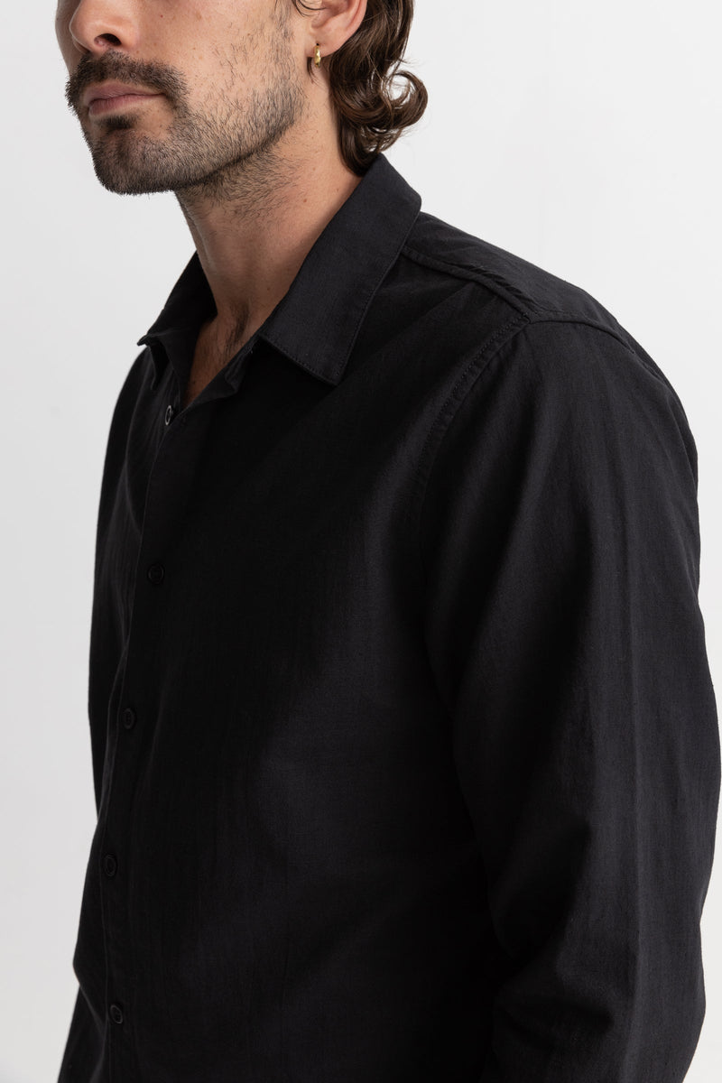 Rhythm Classic Linen LS Shirt