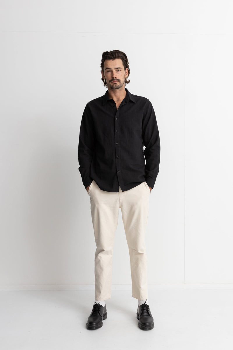 Rhythm Classic Linen LS Shirt