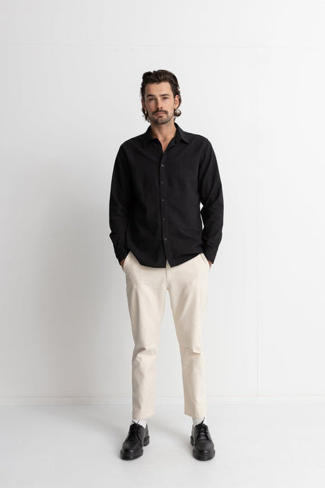 Rhythm Classic Linen LS Shirt