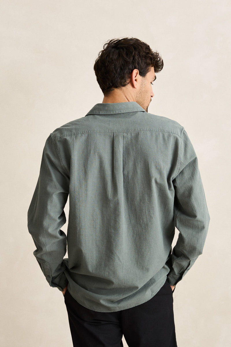 Rhythm Classic Linen LS Shirt