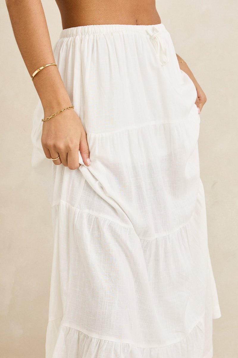 Rhythm Classic Tiered Maxi Skirt