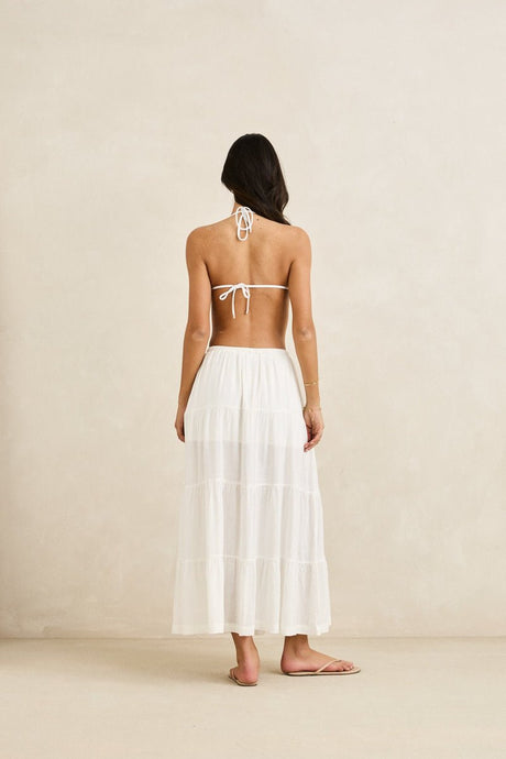 Rhythm Classic Tiered Maxi Skirt