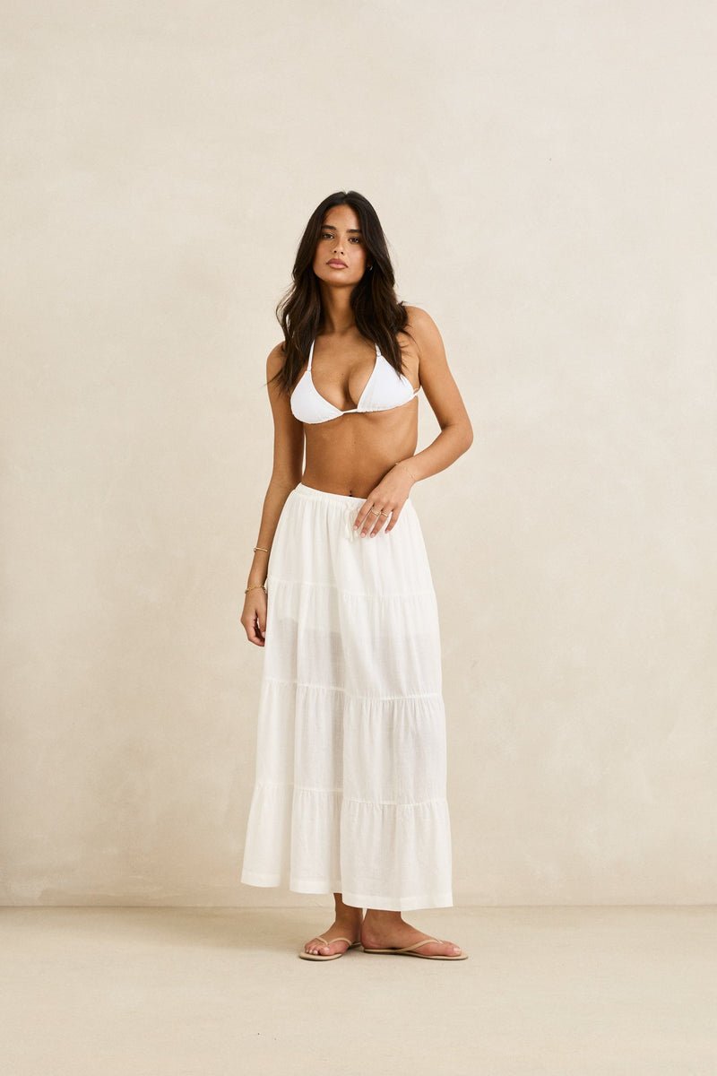 Rhythm Classic Tiered Maxi Skirt