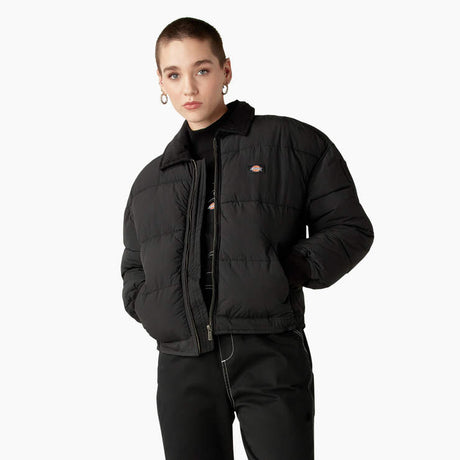 Dickies Women's Overbrook Puffer Jacket - Black