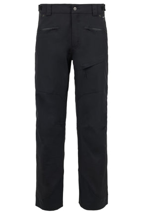 Flylow men's technical ski pants with zippered pockets and articulated knees