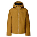 Flylow men's hooded ski jacket with front zip closure and chest pocket