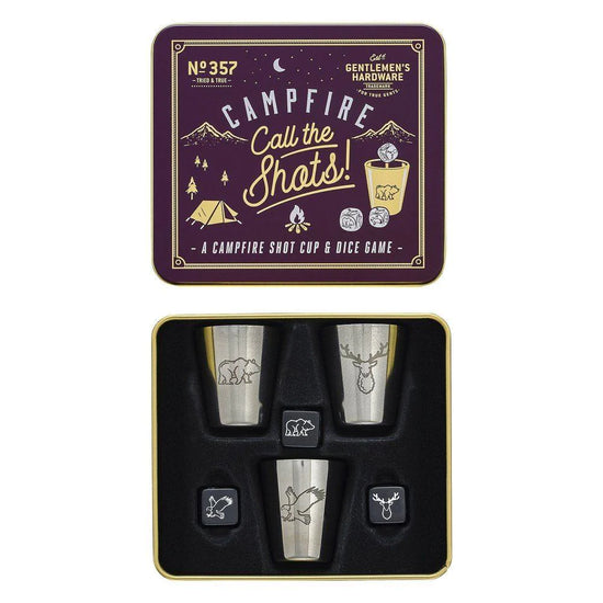 Gentlemen's Hardware Campfire Call The Shot Cup And Dice Game