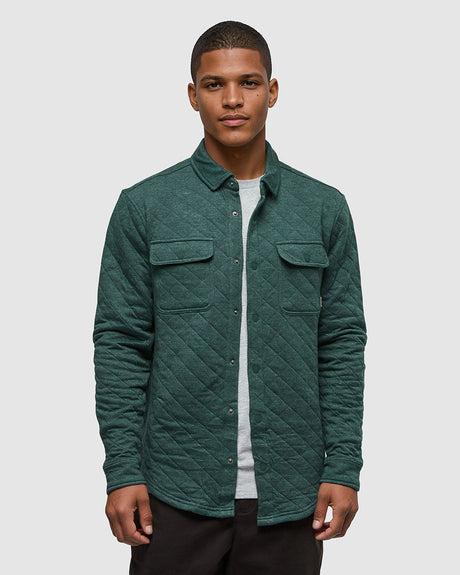 TenTree M Quilted Colville Shacket
