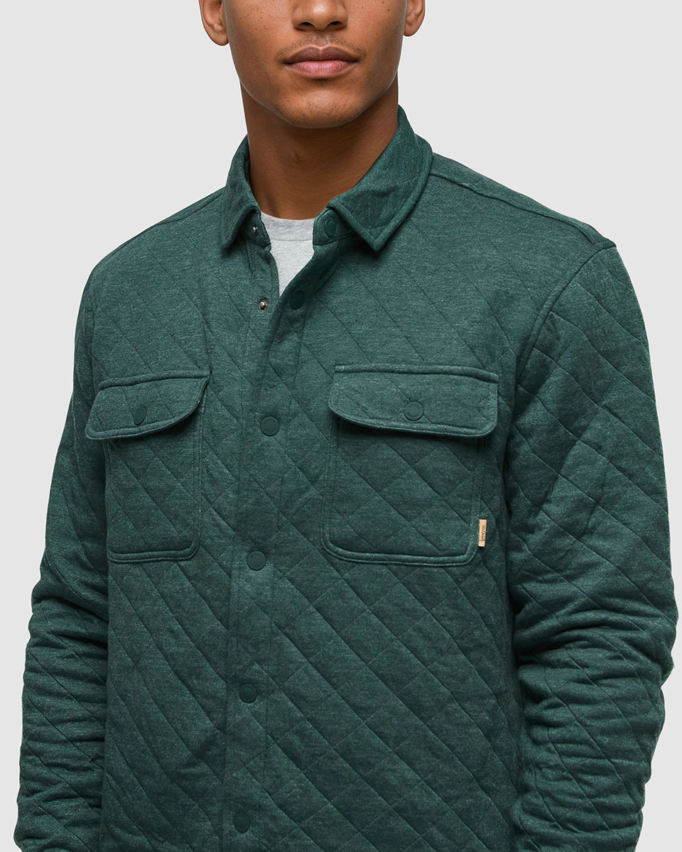 TenTree M Quilted Colville Shacket
