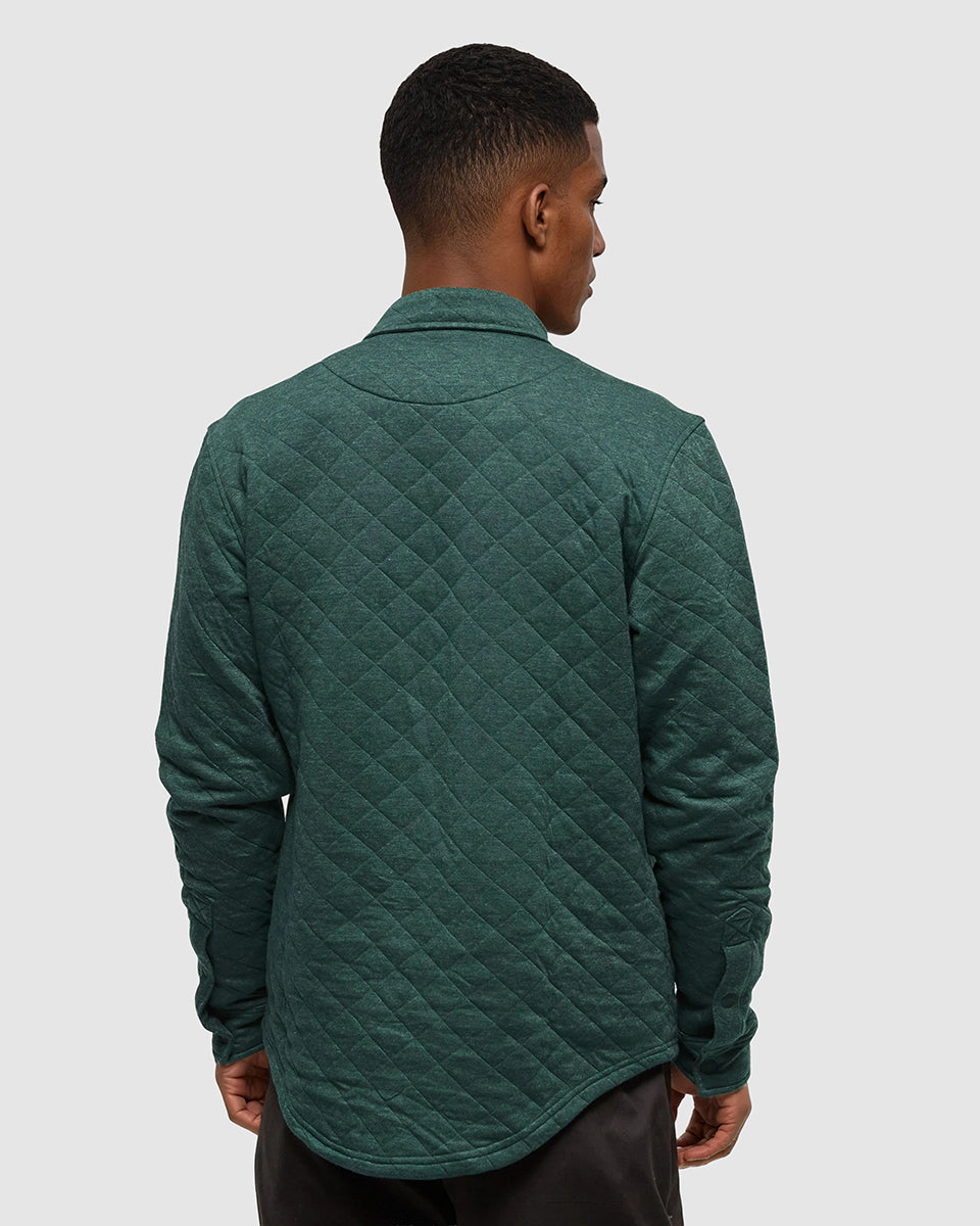 TenTree M Quilted Colville Shacket