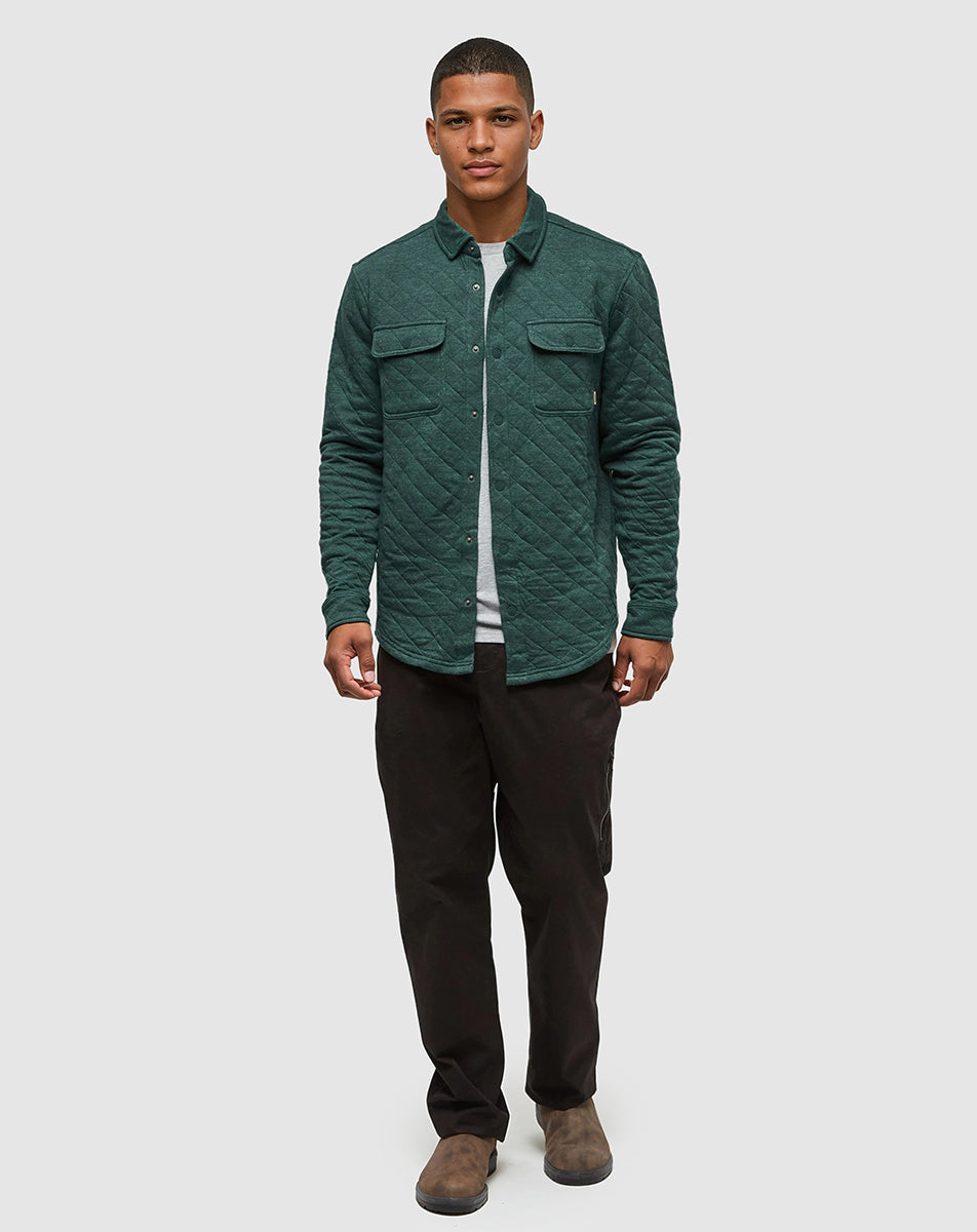 TenTree M Quilted Colville Shacket
