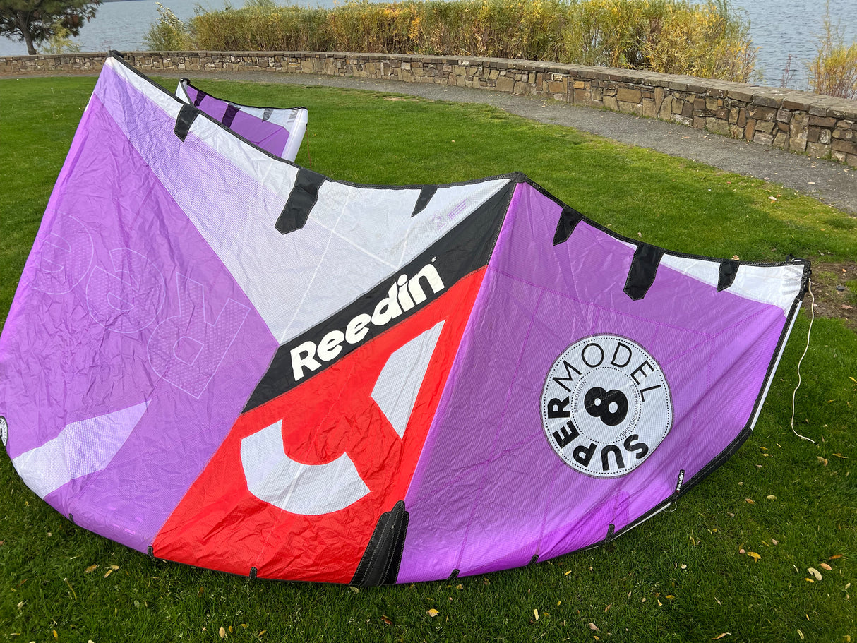 8m Reedin Super Model HTF2 Kiteboarding Kite - Used