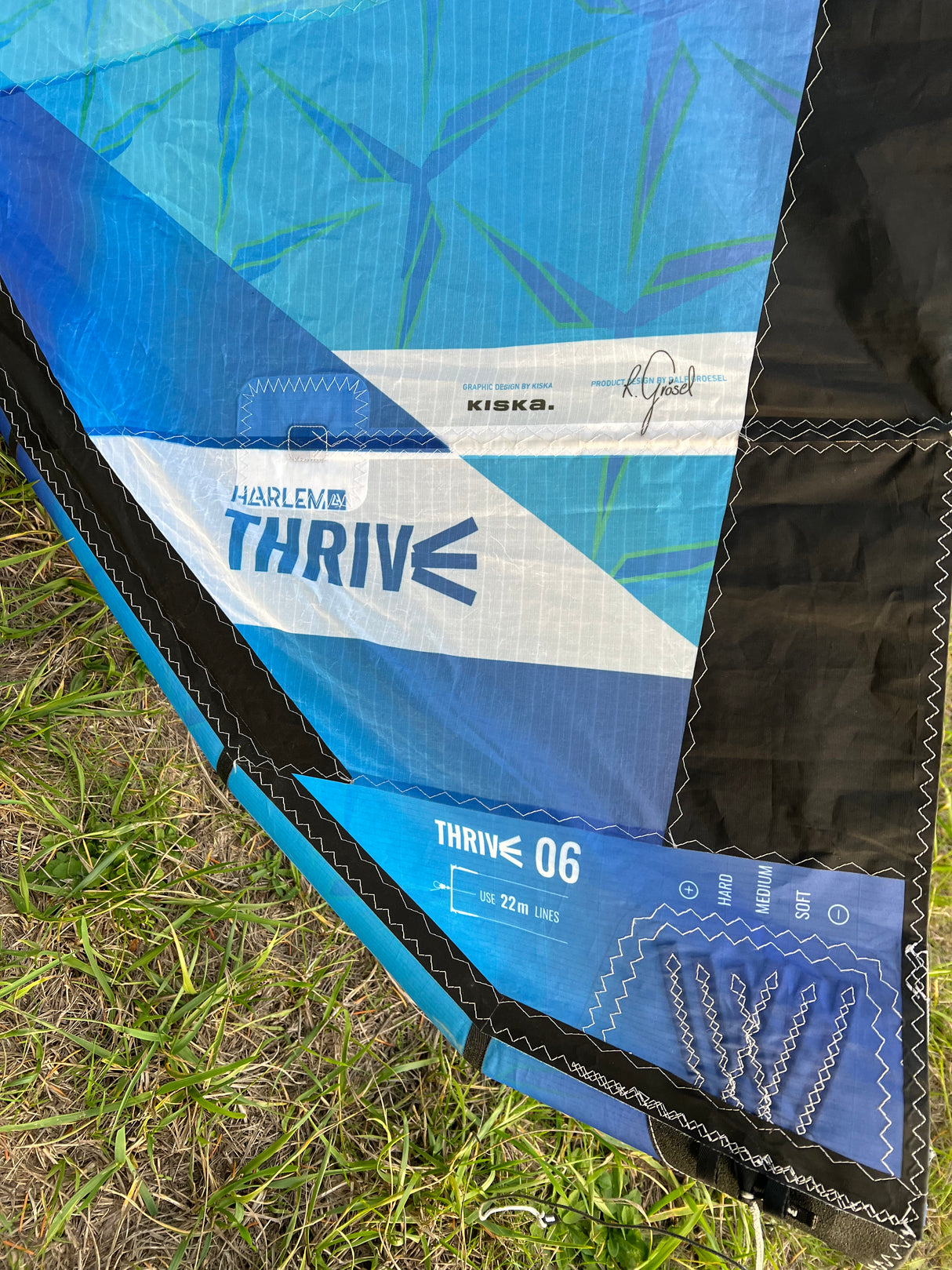 6m Harlem Thrive Kiteboarding Kite  - Used