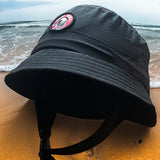 Surf Skull Surf Bucket Hat Helmet - Black