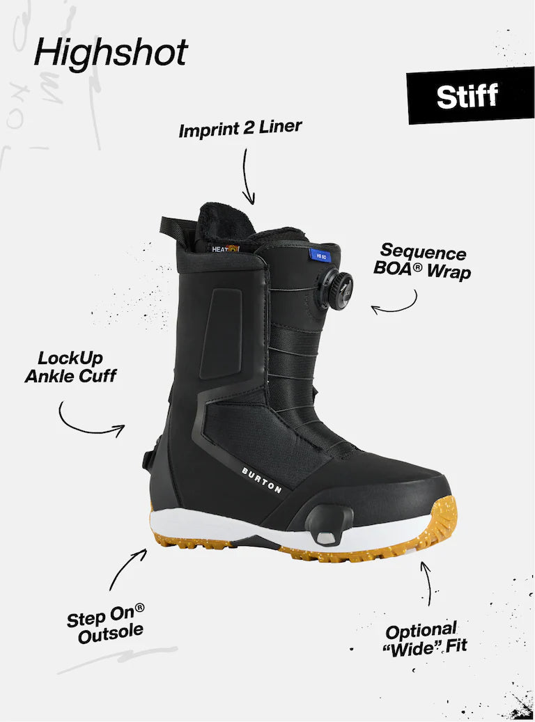 Burton Men's Highshot Step On Snowboard Boots 2026