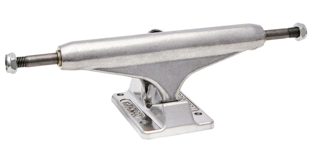 Independent Stage 11 polished silver aluminum skateboard truck with steel axle