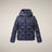 Save The Duck Dalea quilted hooded puffer jacket with diamond stitching pattern and front zipper
